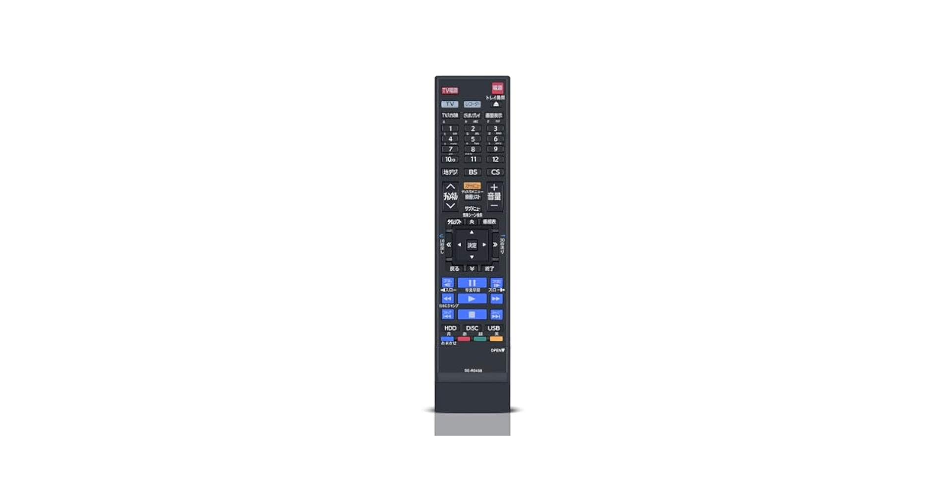 Amazon | ブルーレイレコーダーリモコン SE-R0458 for TOSHIBA