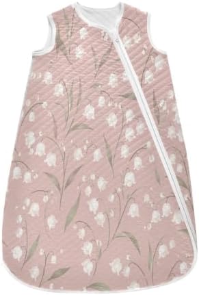 Kigai Lily Baby Sleep Sack Wearable Blanket Sleeping Bag 2-Way Zipper Soft Swaddle Transition Sack