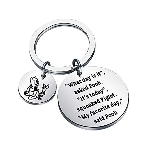 FOTAP What Day Is It Today Favorite Day Friends Forever Gift Best Friends Keychain