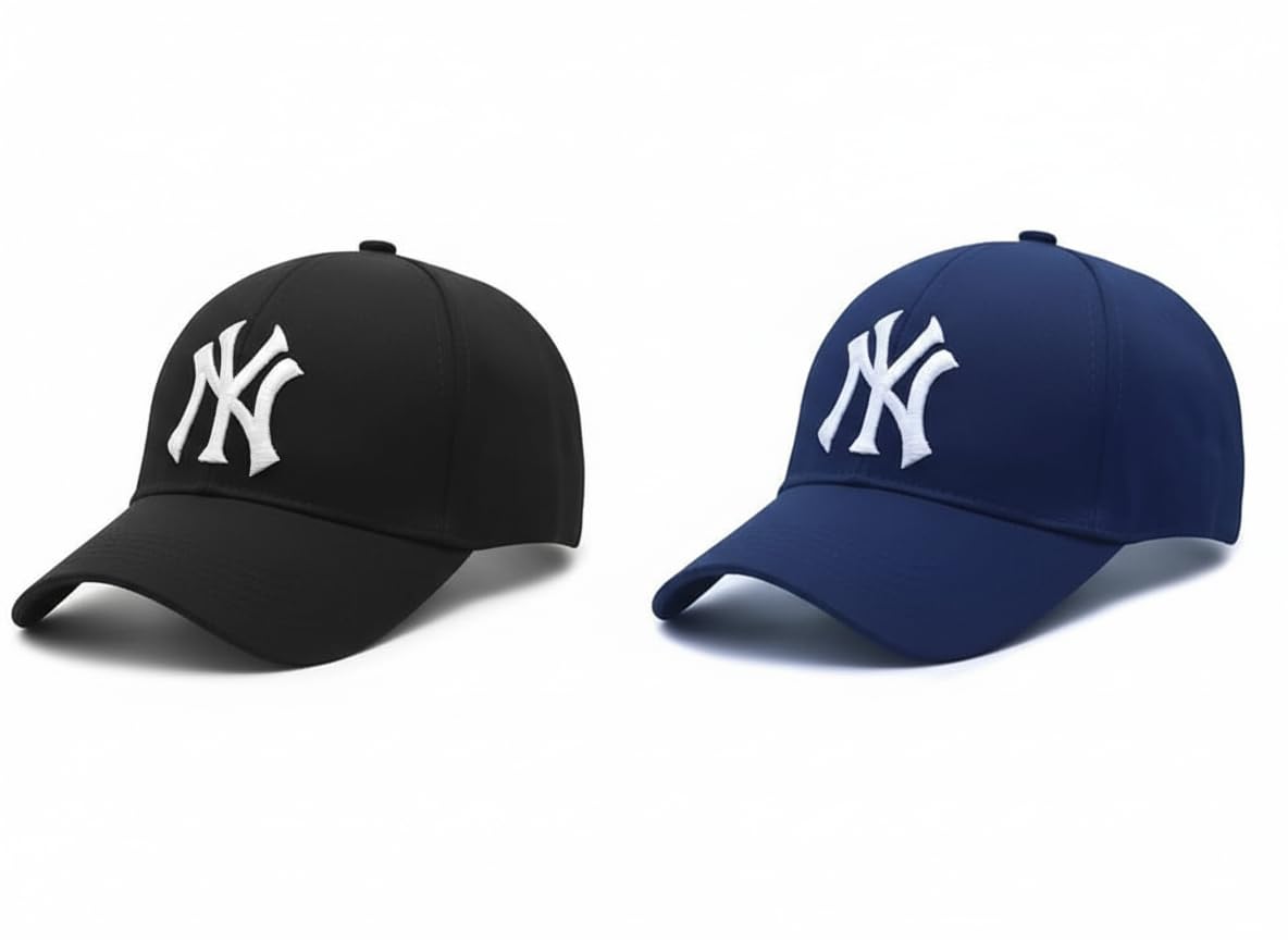 Unisex NY Caps for Men Original Adjustable Cap for Men's, Stylish All Sports Type Caps or Hats Free Size, UV Protection, Sports Cap for Men's, Outdoor Casual Wear-image-47