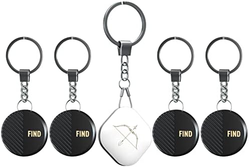 Nutale Key Finder, 5-Pack Bluetooth Tracker Item Locator with Key Chain for Keys Pet Wallets or Backpacks and Tablets