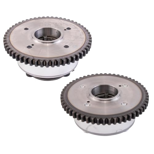 TRQ Variable Valve Timing Sprocket Set Intake & Exhaust Compatible with 2011-2013 Hyundai Elantra 2012 Kia Soul