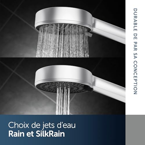 Douchette multi-fonctions Ideal Standard Idealrain Alu+ argentée