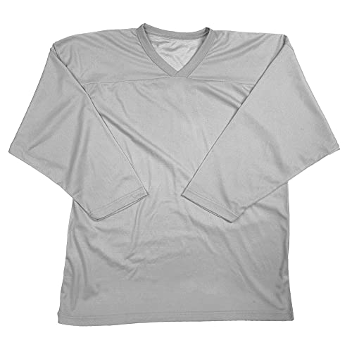 HOCKEY JERSEY-ADULT-XL-GREY