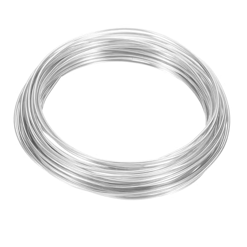 Alambre de cobre de calibre 15 para hacer joyas sin perder el brillo plateado