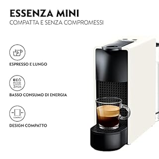 Nespresso Essenza Mini XN110B, Macchina da Caffè Krups, Grigio Scuro