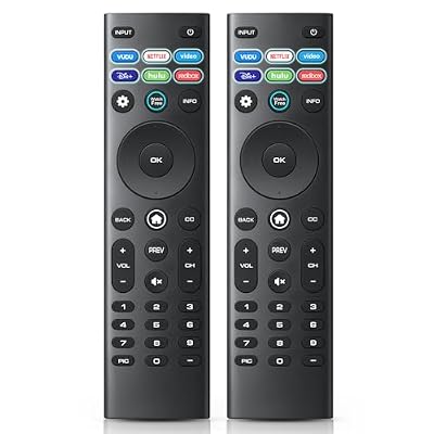 Universal XRT140R for VIZIO-Smart-TV-Remote-Control-Replacement (Pack of 2)