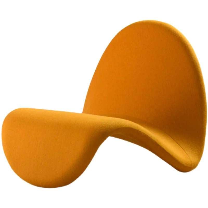 Stylish & Comfortable Tongue Chair: Modern Lazy Sofa for Balcony or Living Room Relaxation
