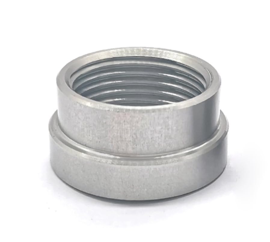 2 in. NPS NPT Combo Stainless Steel Thru-Hull Fitting with Nut