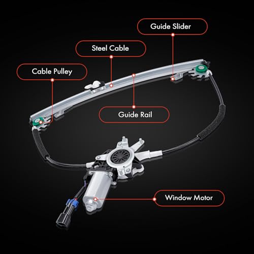 Frankberg Fensterheber Vorne Links mit Motor 2-Polig Kompatibel mit 169 169 Schrägheck Van Kasten 2003-2012 46803652
