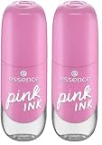ESSENCE GEL NAIL COLOUR ESMALTE DE UÑAS 47 PINK INK (Confezione da 2)
