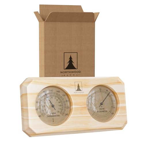 Northwood Sauna Thermometer and Hygrometer