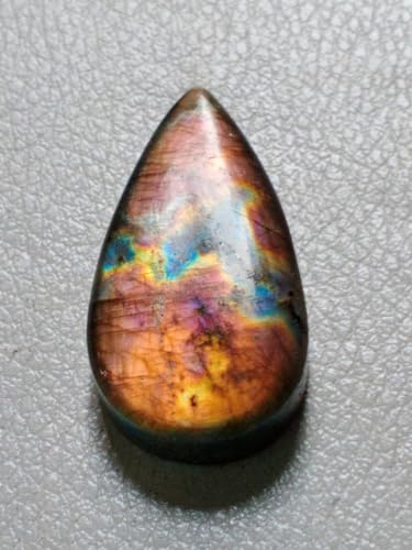 Pierre gemme labradorite de qualité supérieure pour bague et pendentif - 4
