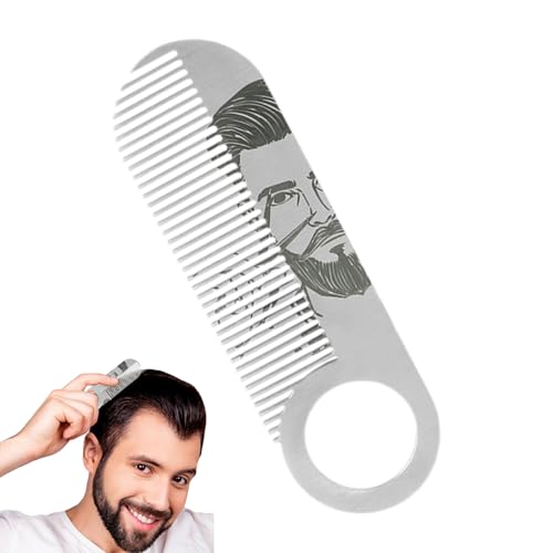 Cepillo para barba, cepillo alisador de barba, herramienta de aseo para barba, juego de peine para hombres, juego de peine de cerdas de de madera para peinar el cabello, eliminar los desechos