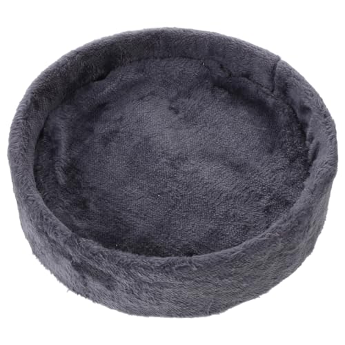 GALPADA Hamac de Rechange pour Arbre à Chat en Polaire Douce Coussin Rond 30 CM Gris Foncé Accessoire pour Couchage et Plateforme de Remplacement pour...