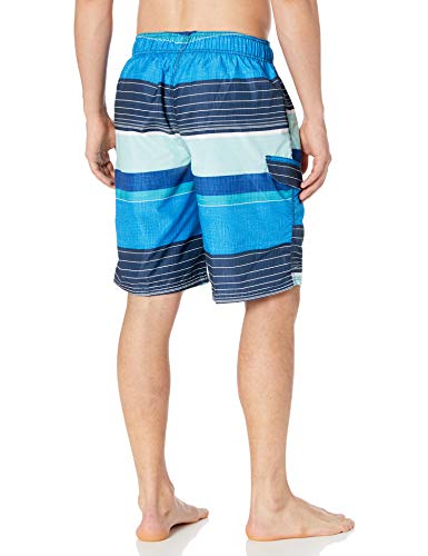 Image of Kanu Surf Men's Big Viper Extended Size Stripe Swim Trunk