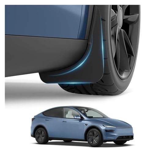 Guardabarros para Tesla Model Y Juniper 2026 accesorios de protección y guardabarros, 4 Uds 3