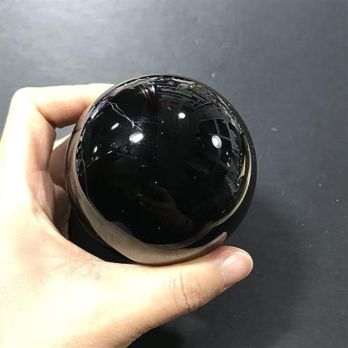 Sphère obsidienne noire de 5cm pour éliminer le stress visuel à la maison