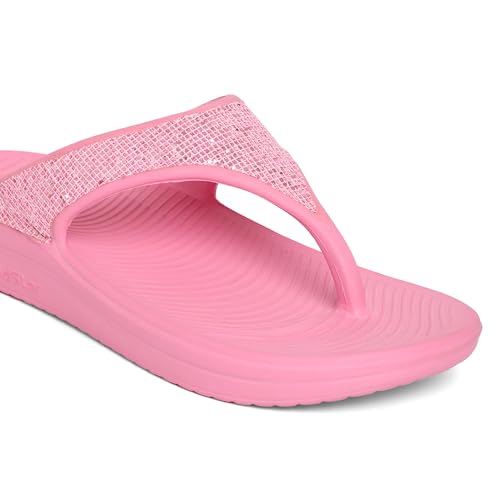 Image of GOLDSTAR SASHA-02 Pink Comfortable EVA Waterproof Slippers Flip Flops Chappals Cushioned Sliders Daily Use Slipper Slip-On Slipper /Sliders For Women