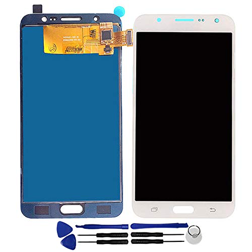 OYOG Remplacement pour Samsung Galaxy J7 2016 J710 J710F J710M J710H J710FN Ecran Vitre Tactile LCD Assemblé (sans Châssis) (Blanc)
