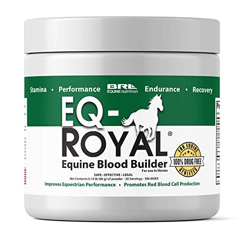EQ-Royal Natural Equine Blood Builder. Drug-Free Equine Supplement for Speed, Stamina and Endurance (30 Servings) E2-Royal EQ-Royal Natural Equine Blood Builder. Drug-Free Equine Supplement for Speed, Stamina and Endurance (30 Servings) E2-Royal