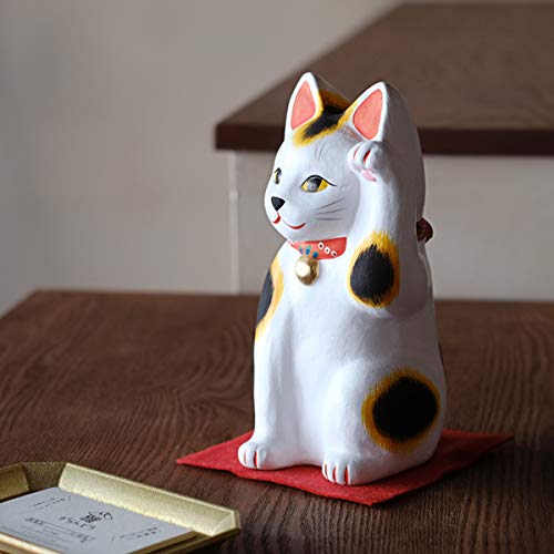 Amazon.co.jp: ふくたろう 左手上げ招き猫 島根の招き猫工房 五八