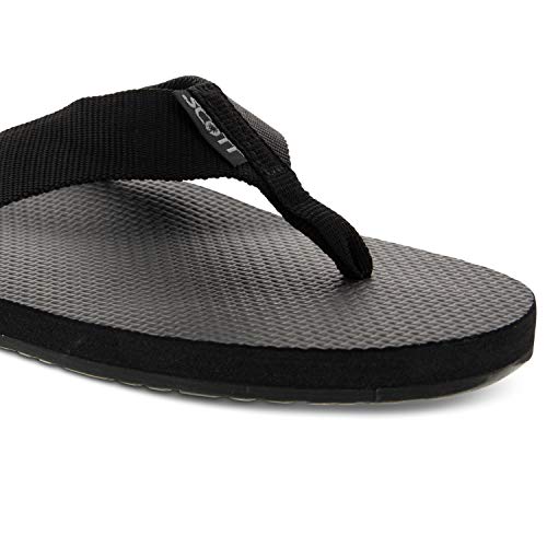Scott Hawaii Men's Haleiwa Sandal | Tubualr Nylon Strap Rolls Against Skin | Lightweight Molded Outsole With Arch | Podiatrist Recommended | Narrow Width Flip Flop2