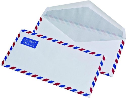 Lot de 25 enveloppes format DIN long sans fenêtre Cover