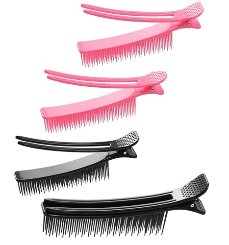 4pack Grip Clips for Hair Sectioning Styling Haircuts Coloring cosmetology supplies hair cutting clips