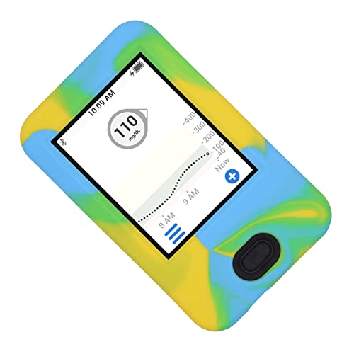 Premium Silicone Case for Dexcom Receiver G6 CGM (Continuous Glucose Monitoring) (Mix-YLGRBL)