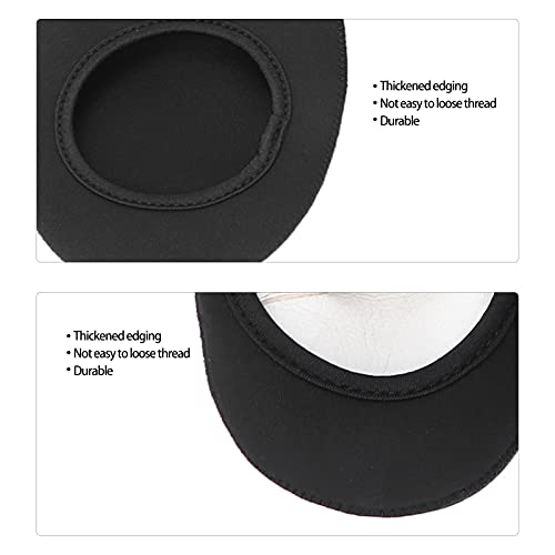 Cubrezapatos para ciclismo impermeables para bicicleta, cubre dedos y protectores para montaña y ruta, neopreno negro, 20x12.5 cm, paquete de 2 miniatura 5