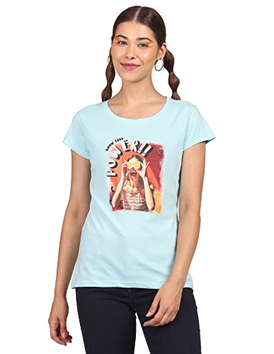 Image of SUGR Basics Women's Graphic Regular Fit T-Shirts