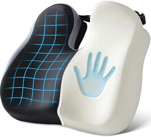 Ergonomic Car Seat Cushion, Memory Foam Seat Cushion for Hemorrho...