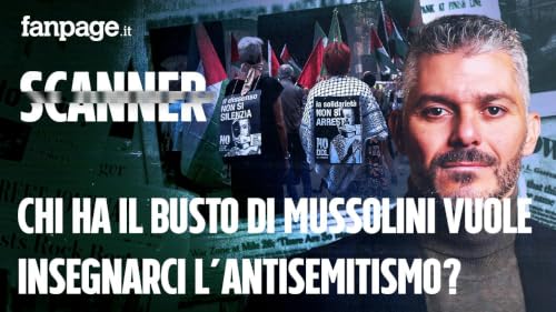 Chi ha il busto di Mussolini vuole insegnarci l'antisemitismo? Quel DDL &egrave; bavaglio sulla Palestina