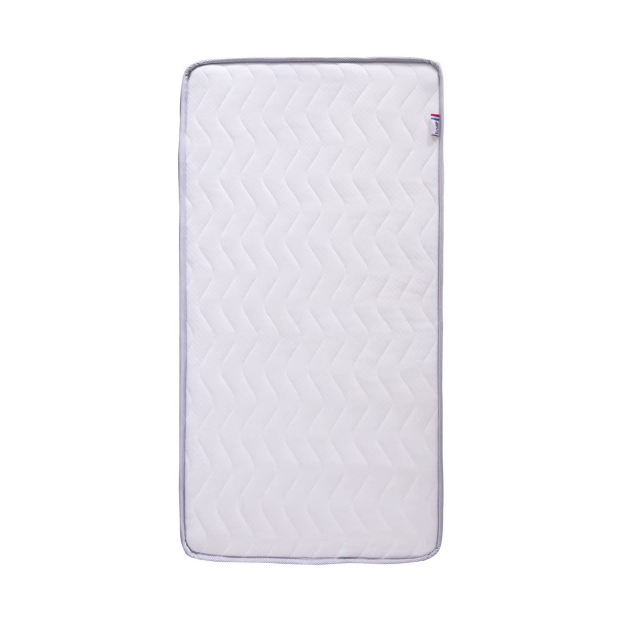 TINÉO - Matelas Climatisé 70x140x10cm - Matelas Bébé - Climatisé - 1 Face Été - 1 Face Hiver - Sans Traitement - Densité 20 kg/m3 - Fabriqué En France