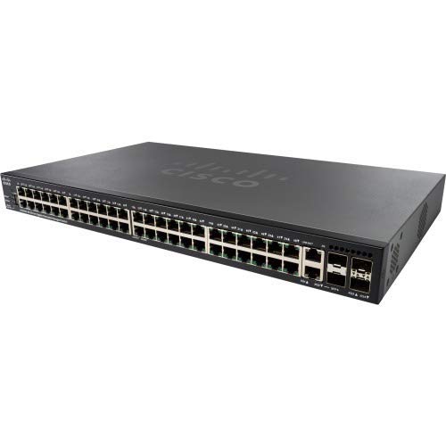 Image of Cisco SG350X-48-K9 48-Port GE and 4x10GE Stackable Managed Switch (Renewed)