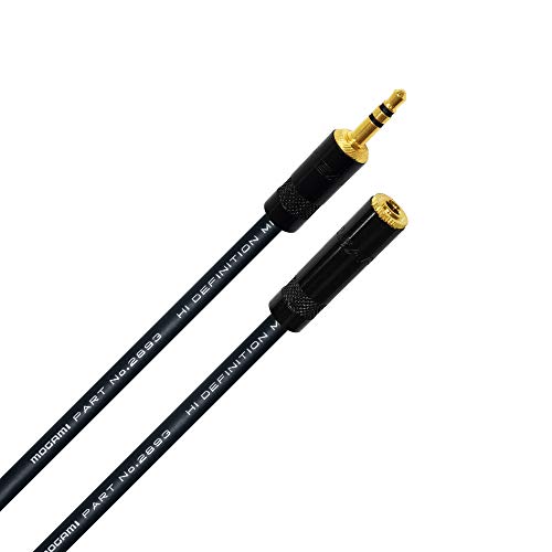 Worlds Best Cables 20 Foot - Quad Balanced Headphone Extension Cable Custom Made Using Mogami 2893 Wire And Neutrik-Rean Nys231Bg Male & Nys240Bg Female 3.5Mm Gold Trs Plugs #TOP4
