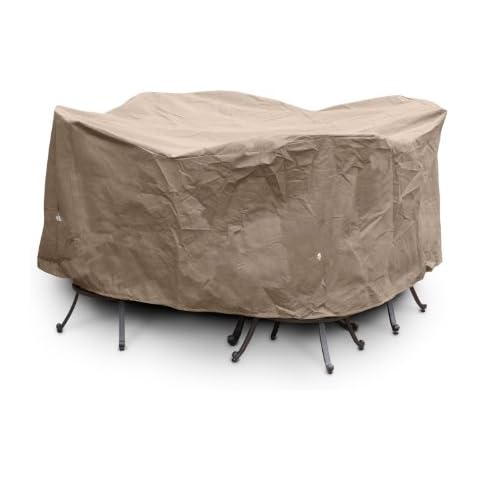 KoverRoos III 35252 Large Bar Set Cover, 84-Inch Diameter by 40-Inch Height, Taupe Cover