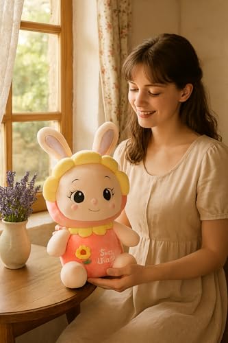 Image of Plush Bunny Rabbit Soft Toy, Pink,30 cm, Stuffed Animal for Kids (Pink)