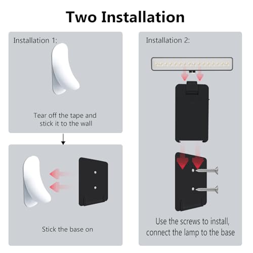 Image of 2Pack Picture Light Battery Operated with Remote, LED Painting Light for Art with 3 Lighting Colors & Dimmable, LED Art Display Accent Light on Wall for Pictures Dartboard Photo Frame Portrait