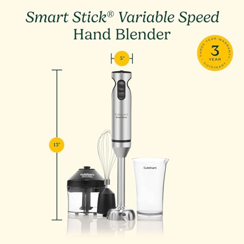 CUISINART SmartStick 2-Speed Hand Blender with Chopper Attachment thumbnail 3