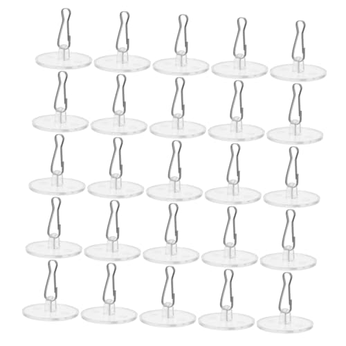 DECHOUS 200個透明粘着天井フック 傷けず簡単取り付け可能な自己粘着式壁用収納フック 装飾用風船 照明 植物の吊り下げにな無痕丸型ハンガー
