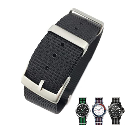 Bracelet montre Omega Seamaster 007 nylon premium CZKE couleur agate