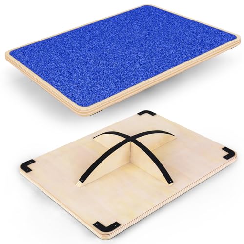 Image of Balance Board Professional Wobble Board for Adults Anti-Slip 350LBS Balance Boards for Physical Therapy Standing Desk Core Strength Wooden Balance Board Rocker Board
