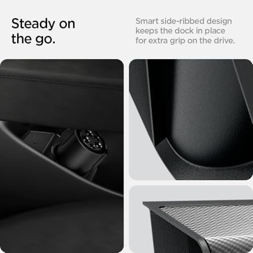 Image of Spigen J1772 Charging Adapter Door Dock for Legacy Tesla Model Y 2020-2024 | Not Compatible with Model Y Juniper 2026 /25 | J1772 Charging Adapter NOT Included - Refer to the video for installation