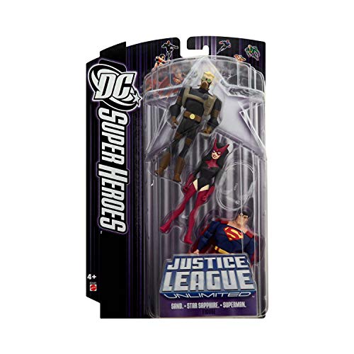 Justice League Unlimited 3 Pack Sand, Star Sapphire & Superman