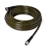 Gardener's Supply Company Super Slim Lightweight Hose, 50 Feet | BPA Free, Kink-Proof & Leak-Proof Extra Long Drinking Water Safe Indoor Outdoor Watering Hose - Green