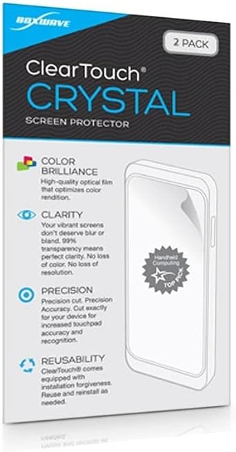 BoxWave Screen Protector Compatible With ASUS Zenbook DUO UX8407 (14 in) - ClearTouch Crystal (2-Pack), HD Film Skin - Shields From Scratches