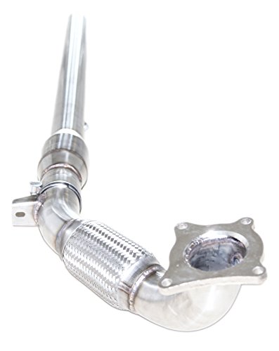 3" Turbo Exhaust Downpipe For VW 09-16 CC/06-14 GTi CCTA CBFA L4 2.0