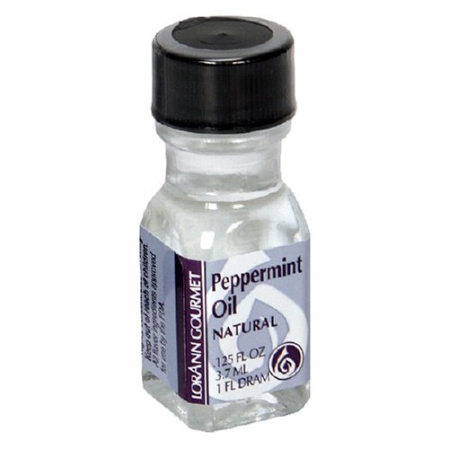 LorAnn Peppermint Oil SS Natural Flavor, 1 dram bottle (.0125 fl oz - 3.7ml - 1 teaspoon)- 24 pack
